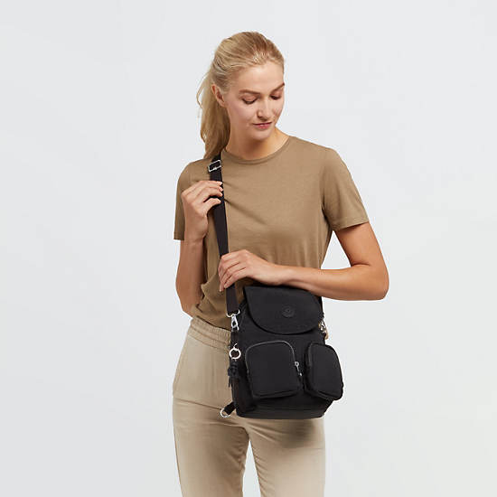 Kipling Firefly Up Convertible Ryggsäck Svarta | SE 1636MQ